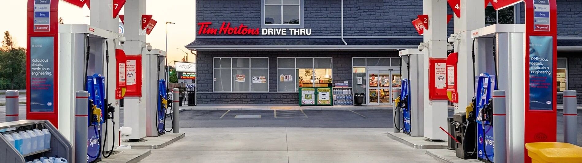 Build an Esso, Mobil, or Esso Cardlock Gas Station