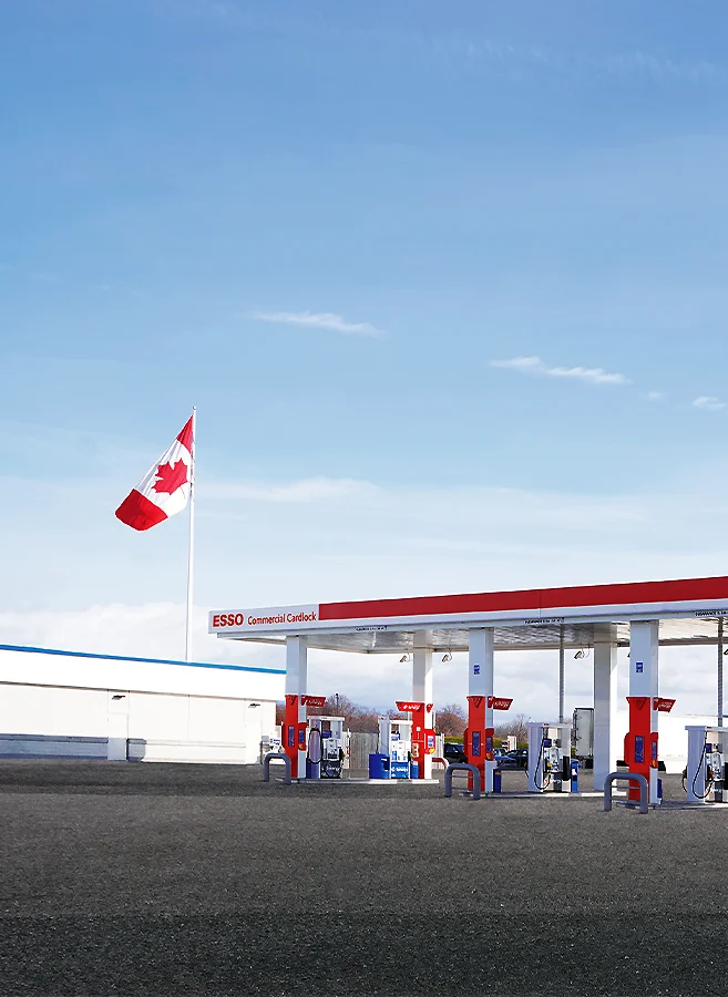 Esso Commercial Cardlock station pumps