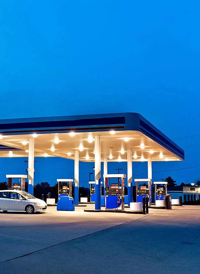 Global Self Serve gas station.