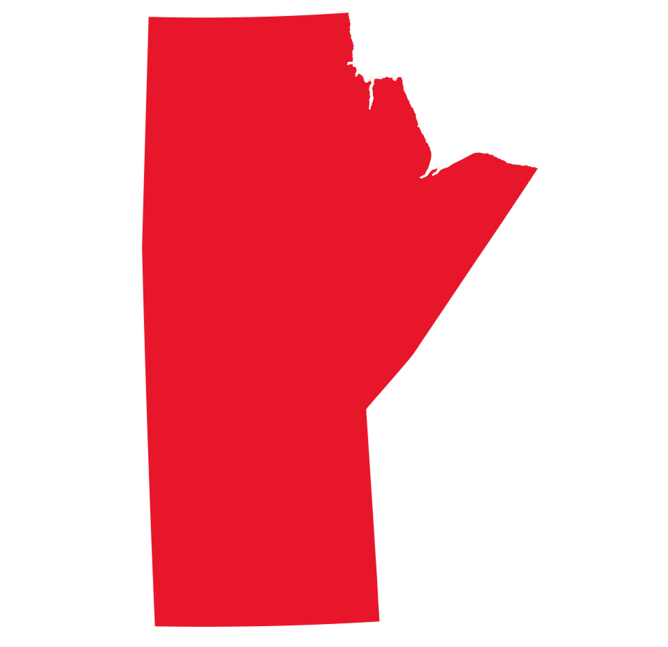 Map: Manitoba